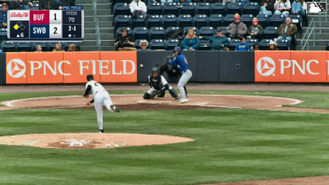 Josh Kasevich singles on a line drive to left fielder Duke Ellis. Rafael Lantigua scores.