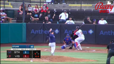 Carlos Virahonda singles on a ground ball to left fielder Breyson Guedez. JD Dix scores.