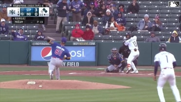 Endy Rodríguez singles on a ground ball to center fielder Walker Jenkins. Konnor Griffin scores. Jhostynxon Garcia to 2nd.