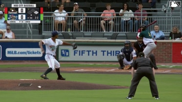 Alex Lodise reaches on a fielder's choice, fielded by shortstop Luke Hanson. Eric Hartman scores. Throwing error by shortstop Luke Hanson.
