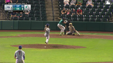 George Valera singles on a ground ball to right fielder Matt Wallner. Ralphy Velazquez scores.