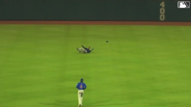 Steward Berroa's sliding catch