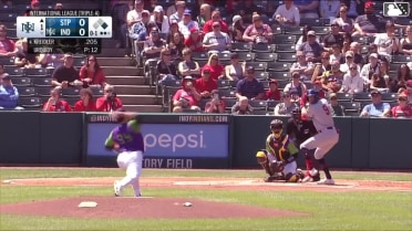 Ryan Kreidler homers (2) on a fly ball to right center field. Kaelen Culpepper scores.