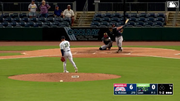 Wes Clarke swats his eighth home run