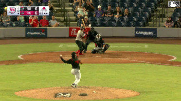 Diego Velasquez singles on a ground ball to center fielder Seth Stephenson. Jean Carlos Sio scores.