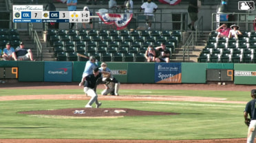 J.D. Gonzalez out on a sacrifice fly to left fielder Angel Ramirez. Jose Monzon scores.