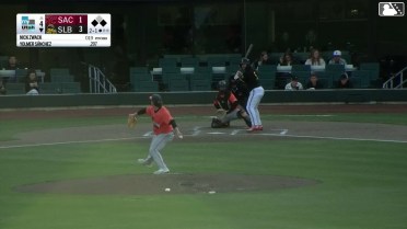 Nick Zwack In play, run(s) to Yolmer Sánchez