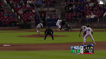 Jay Thomason walks. Danny De Andrade scores. Caden Kendle to 3rd. Wild pitch by pitcher Ethan Sloan.