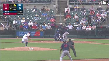 Carlos Pérez homers (6) on a fly ball to left center field. Seby Zavala scores. Justice Bigbie scores.