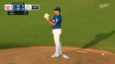 Chris Campos' eight strikeouts