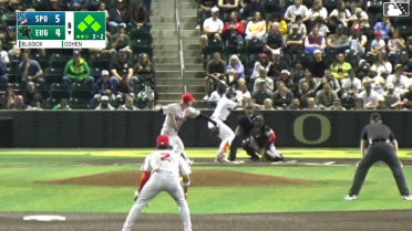 Trevor Cohen walks. Lisbel Diaz scores. Zander Darby to 3rd. Walker Martin to 2nd.