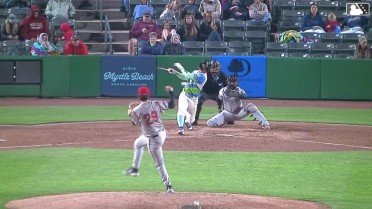 Tanner Gillis shows off his quick reflexes