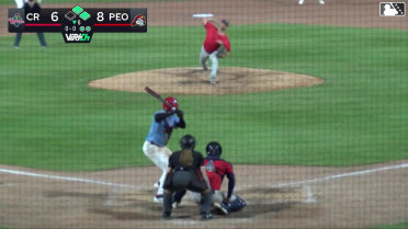 Miguel Villarroel doubles (3) on a sharp line drive to center fielder Caden Kendle. Jalin Flores scores. Josh Kross scores.