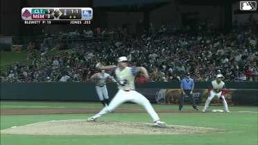 Nolan Jones homers (11) on a fly ball to right field. Caden Connor scores.