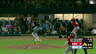 Sal Stewart's two-run homer (9) 