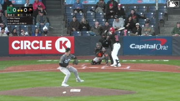 Dub Gleed singles on a line drive to left fielder Jack Payton. J.R. Freethy scores. Carter Cunningham to 2nd.