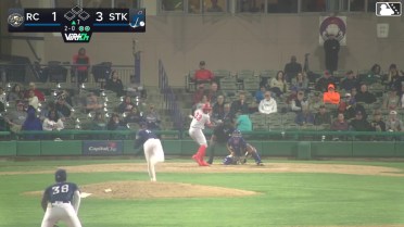 Rubel Cespedes homers (1) on a fly ball to right center field.