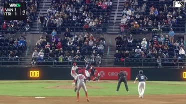 Adrian Placencia walks. Ryan Nicholson scores. Juan Flores to 3rd. Jorge Ruiz to 2nd.