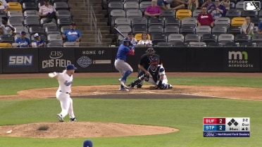 Carlos Mendoza homers (5) on a fly ball to right center field.