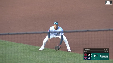 Turner Hill singles on a line drive to right fielder Rhylan Thomas. Grant McCray scores.