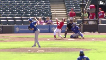 Tyler Callihan's first Triple-A homer