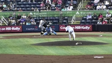 Austin Overn singles on a soft ground ball to pitcher Karson Milbrandt. Mac Horvath scores. Ryan Spikes to 2nd.