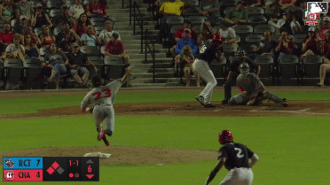 Yerlin Confidan singles on a ground ball to second baseman Nick Rodriguez. Ruben Ibarra scores. Carlos Sanchez to 3rd.
