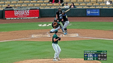 Hyungchan Um singles on a ground ball to center fielder Luis Guanipa. Josh Hammond scores. Brooks Bryan to 2nd.