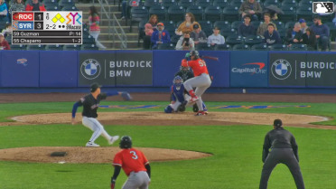 Andrés Chaparro out on a sacrifice fly to center fielder Nick Morabito. Robert Hassell III scores. Dylan Crews to 3rd. Yohandy Morales to 2nd.