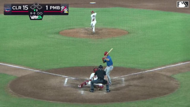 Will Vierling homers (1) on a line drive to right field.