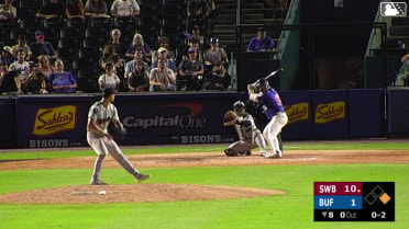 Davis Schneider homers (2) on a fly ball to center field. Eloy Jiménez scores.