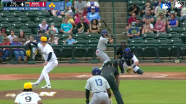 Kole Myers singles on a ground ball to center fielder Carson Roccaforte. Elijah Hainline scores. Zyhir Hope scores. Jake Gelof to 3rd.