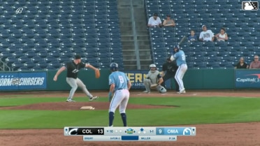 Brandon Drury homers (3) on a fly ball to left field. Gavin Cross scores.