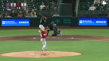 Bo Davidson homers (5) on a fly ball to center field.