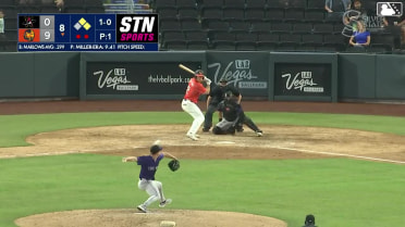 Cade Marlowe homers (4) on a fly ball to right field. Brett Harris scores. Joey Meneses scores.