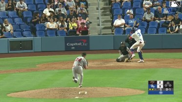 Mairoshendrick Martinus hits an inside-the-park home run (15) on a fly ball to left field.