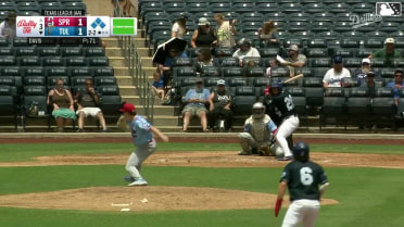 Frank Rodriguez lines into a double play, left fielder Won-Bin Cho to catcher Graysen Tarlow. Zyhir Hope out at home.