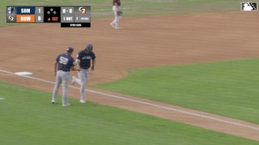 Spencer Jones hits his 12th homer of the year