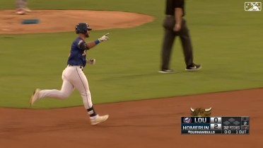Evan Edwards cranks his first homer in Triple-A