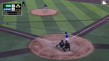 Carter Dorighi singles on a line drive to right fielder Lisbel Diaz. Curtis Washington Jr. scores.