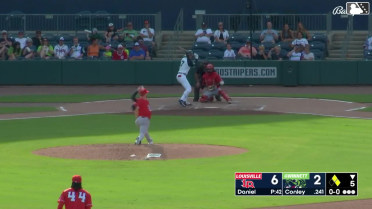 DaShawn Keirsey Jr. singles on a ground ball to second baseman Sam Haggerty. Ben Gamel scores.