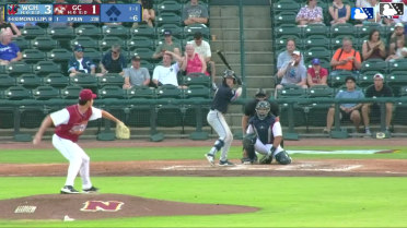 Garrett Spain homers (17) on a fly ball to right field.