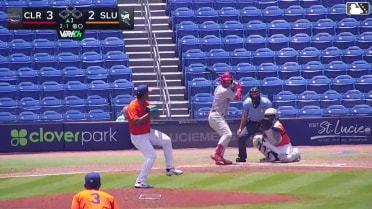 Nathan Humphreys homers (6) on a line drive to left field.