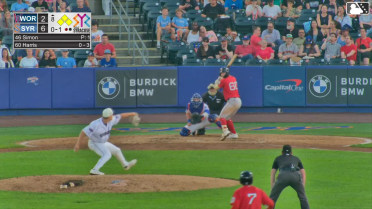 Ben Simon In play, run(s) to Brett Harris