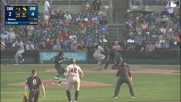 J.C. Escarra homers (5) on a fly ball to center field. Ernesto Martinez Jr. scores. Kenedy Corona scores.