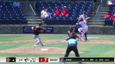 Ronny Cruz homers (3) on a fly ball to left field. Yeremy Cabrera scores.