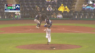 Jackson Castillo grounds out softly, pitcher Hunter Mann to first baseman Jack O'Dowd. Roderick Arias scores. Omar Alfonzo to 3rd. Coby Morales to 2nd.