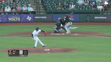 Marcos Castañon homers (9) on a fly ball to left center field.