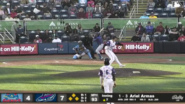 Stephen Jones In play, run(s) to Andy Garriola