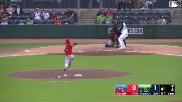 Braxton Garrett In play, run(s) to Nacho Alvarez Jr.